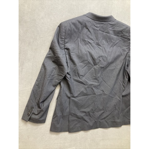 Lauren Ralph Lauren Slim Fit Mens 100% Wool Coat Blazer 2-Button Jacket Size 46R - Picture 15 of 16